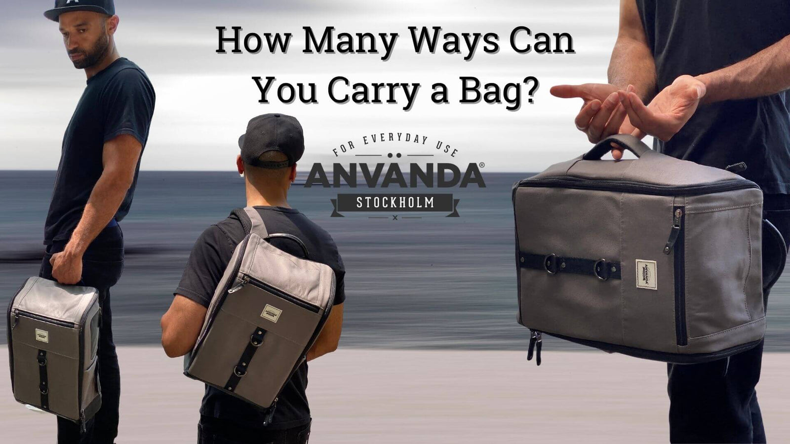 Ways to Carry Your Great F*cking Backpack