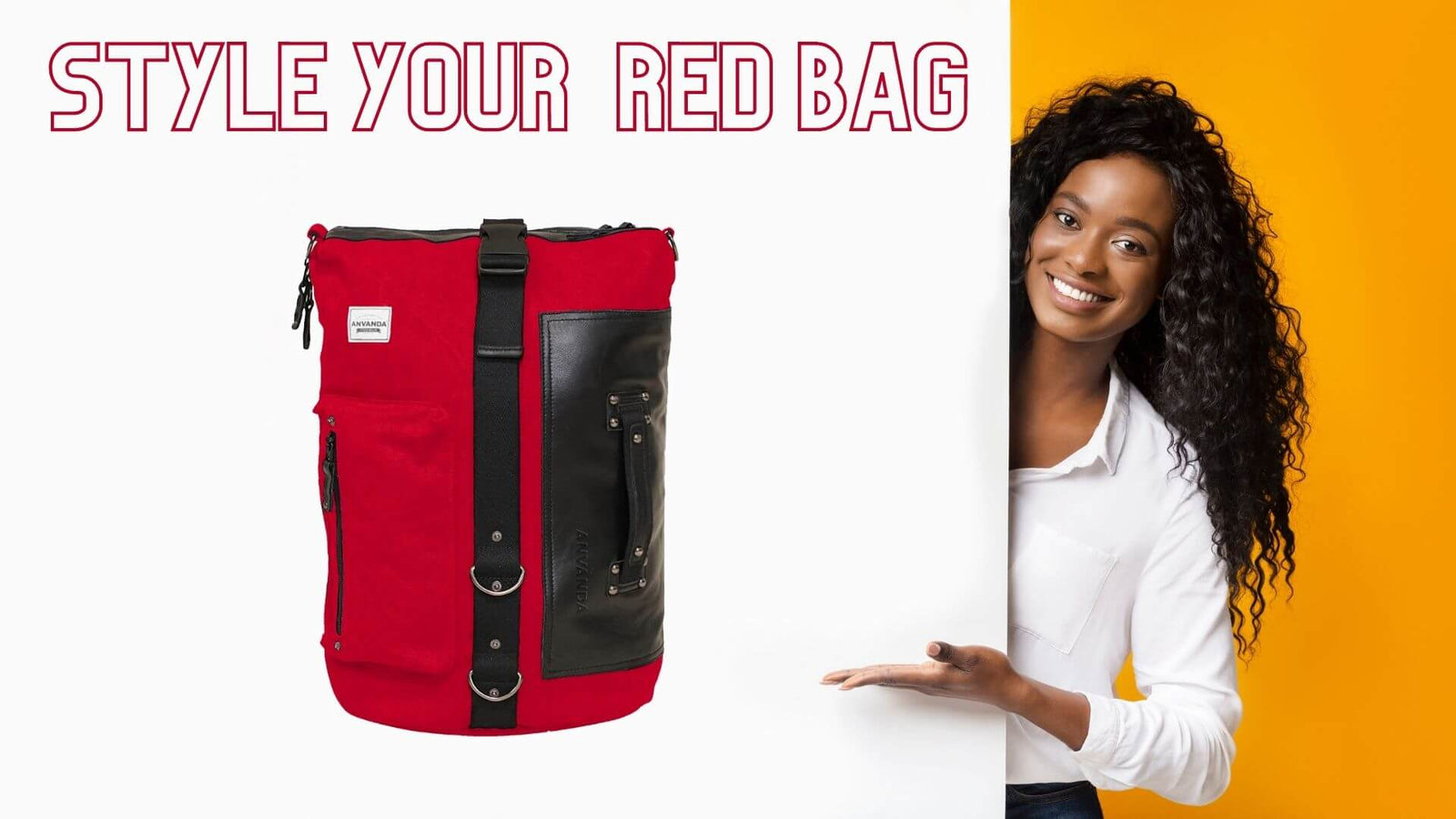 How to Style Your Red Anvanda Bag?