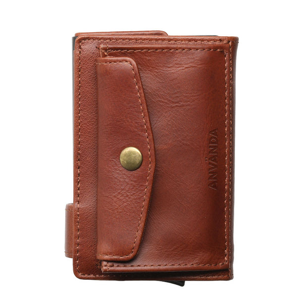 Använda Leather Euro Wallet