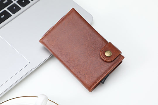 Använda Leather Euro Wallet