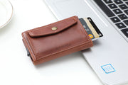 Använda Leather Euro Wallet