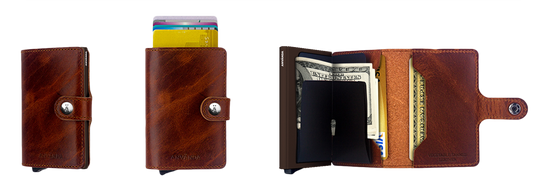 Använda Leather Wallet