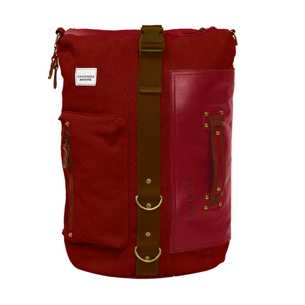 Rebel Leather Messenger/Crossbody Bag - Natural - Embossed - Simple