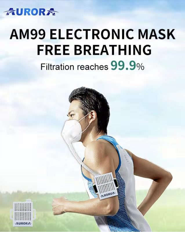 Aurora Rechargeable Electrical Air Purifying Respirator + Bonus