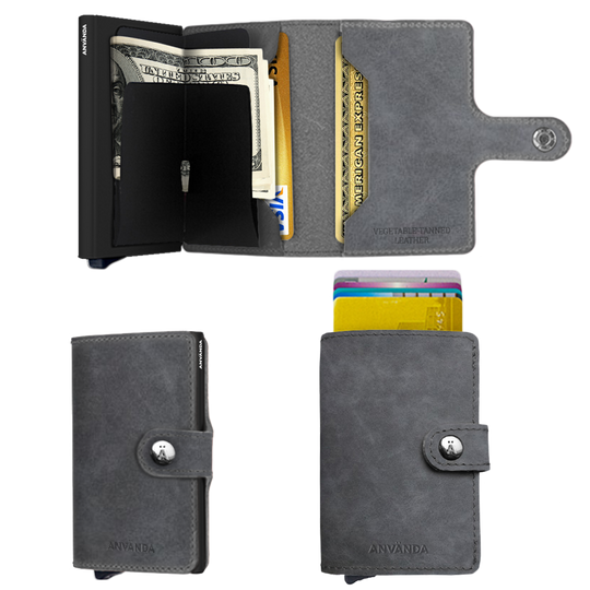 Använda Leather Wallet