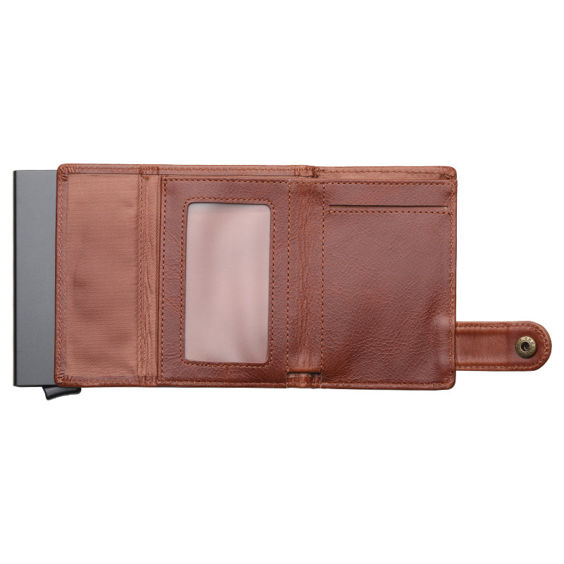 Använda Leather Euro Wallet