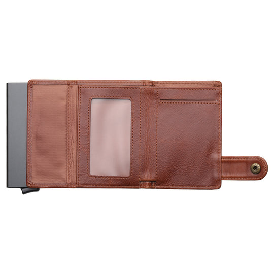 Använda Leather Euro Wallet