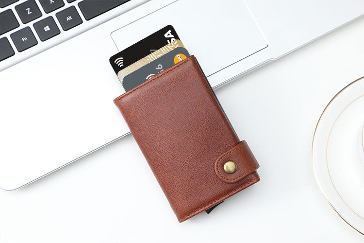Använda Leather Euro Wallet