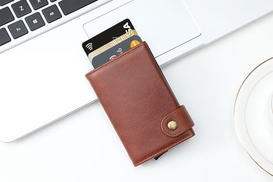 Använda Leather Euro Wallet