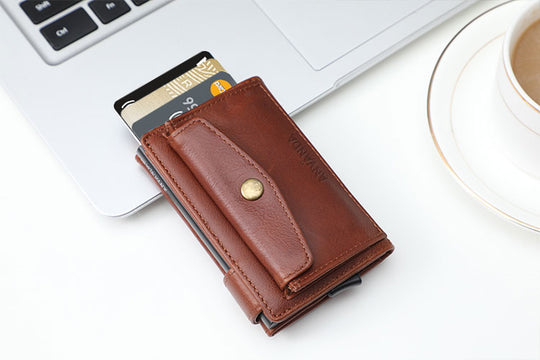 Använda Leather Euro Wallet