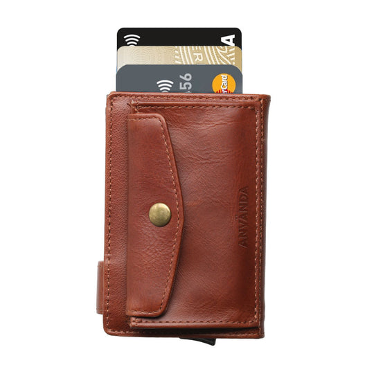 Använda Leather Euro Wallet