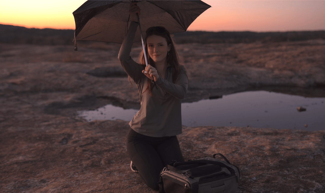 V2 Använda Pocket Umbrella