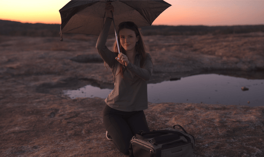 V2 Använda Pocket Umbrella