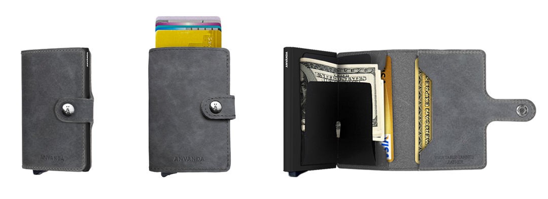 Använda Leather Wallet