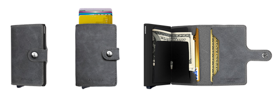 Använda Leather Wallet